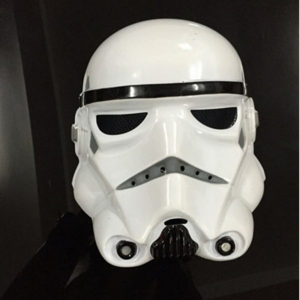 Star Wars helmet cosplay mask white & black