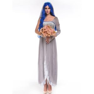 Women Vampire Zombie Dress Decadent Dark Ghost Bride Styling Costumes