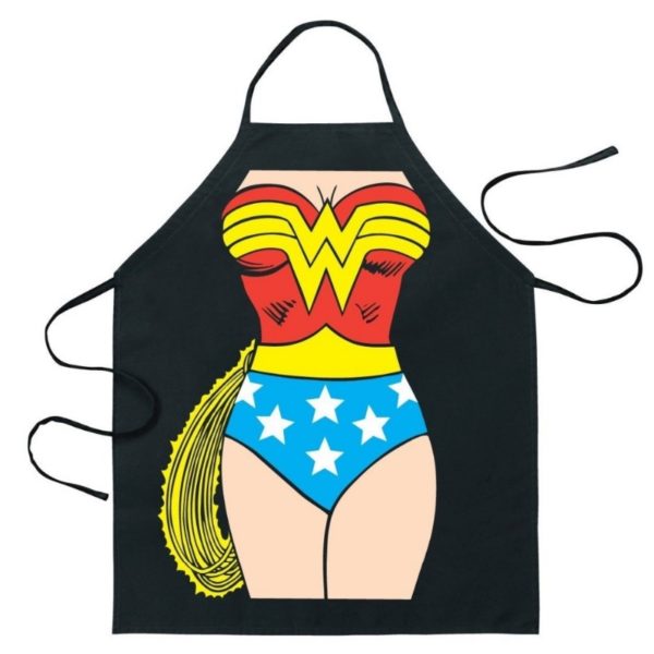 Wonder Woman fun 60X73CM apron Cosplay costume Anime print Hero Bib for Home Kitchen BBQ Party Novelty Gifts