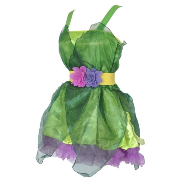 Woodland Green Gorgeous Fairy Princess Tinkerbell Dress Halloween Party Costume Medieval Costume Renaissance