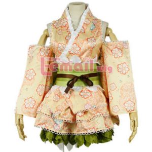 love live Minami Kotori Kimono Yukata Cosplay Costume fancy dress