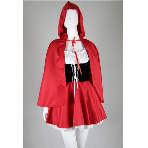 sexy cosplay little red riding hood fantasy game uniforms fancy dress outfit